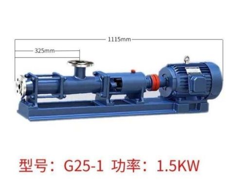 Einzelne Schneckenpumpe-industrielles Abwasser 1.2MPa des Edelstl-G15-2